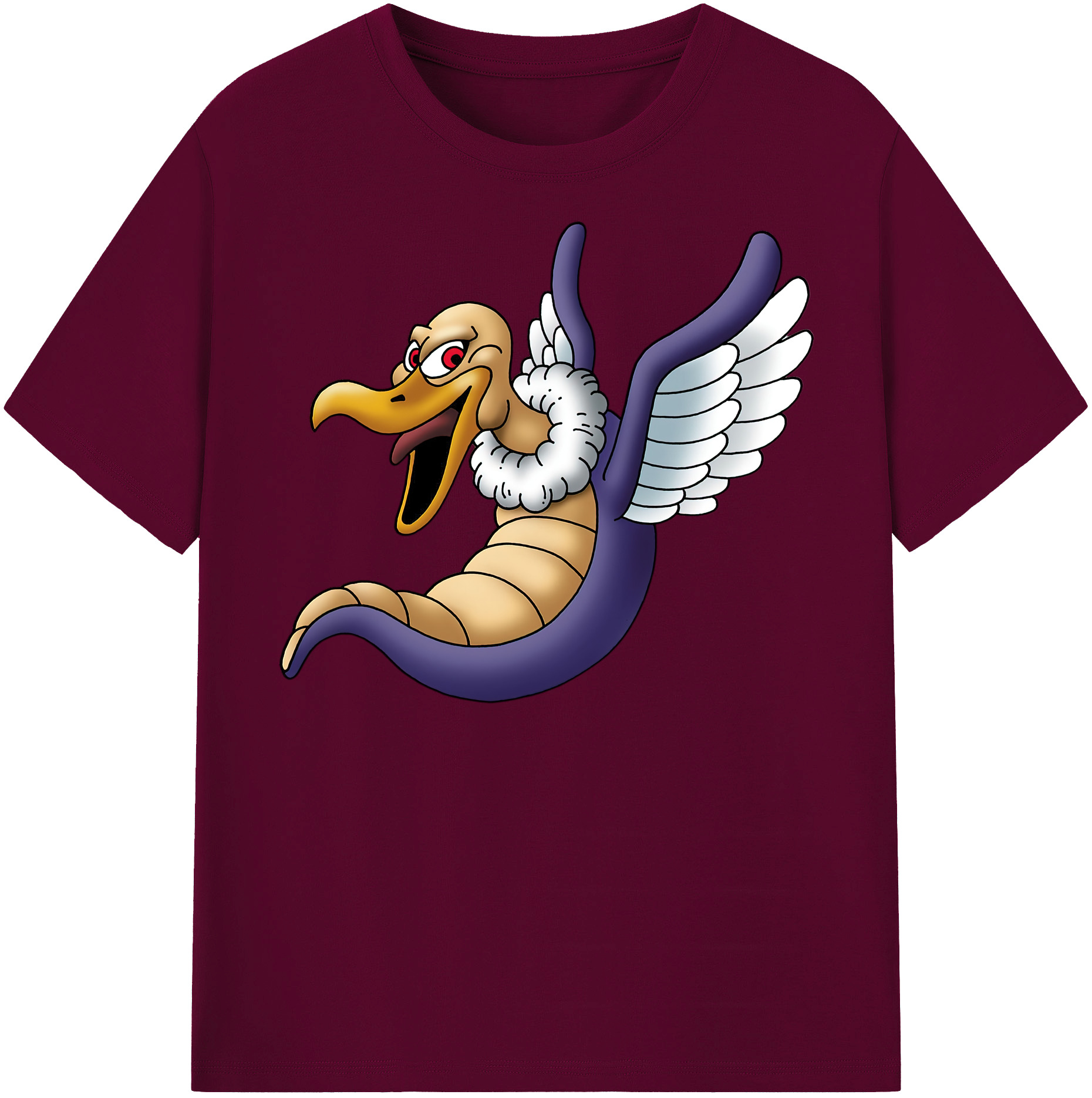 （画像用） ドラゴンクエスト Doragon Kuesuto Dragon Quest レディースカジュアルプリントTシャツ（綿100％）